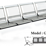 Ghế Phòng Chờ Inox 04